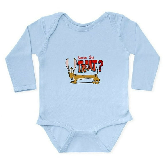 CafePress - Doxy Treat Long Sleeve Infant Bodysuit - Long Sleeve Cotton Baby Bodysuit
