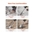 thumbnail image 3 of Demolition Jack Hammer, 2200W Electric Concrete Breaker, 1350 BPM Heavy Duty Jackhammer with 4 Chisels, 360° Handle for Trenching, Breaking Concrete & Stone, 3 of 6