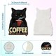 thumbnail image 3 of Letrero de hojalata de gato negro, letreros de hojalata vintage de gato negro y café, póster retro divertido de metal con gato negro, letrero de hojalata vintage divertido, 3 of 7