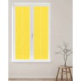 thumbnail image 2 of Window Privacy Film Yellow Morocco Stained Glass Window Film Decorative Sun Block Window Cover Geometric Leaf Diamond Lattice Abstract Window Clings Static Adhesive Sticker for Bathroom 17.7"x78.7", 2 of 7