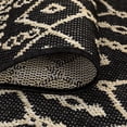 thumbnail image 4 of Haperlare Black Indoor/Outdoor Area Rug 5'3" x 7'3" Bohemian Rustic Kitchen Rugs for Backyard Balcony, 4 of 7