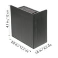 thumbnail image 2 of TEHAUX 4Pcs Bed Foot Raiser Table Raising Blocks Heavy Duty Rubber Rectangular For Homeowners, 2 of 7