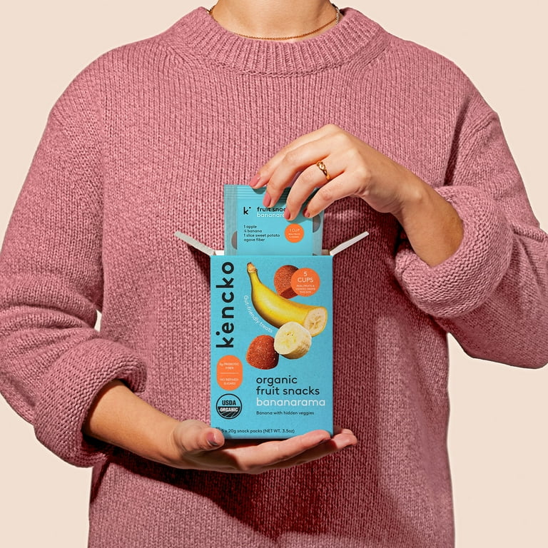 Kencko Bananarama Organic Fruit Snacks, 3.5oz, 5 Pack - Walmart.com