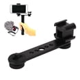 thumbnail image 1 of Triple Cold Shoe Extension Bracket, Aluminium Alloy, Portable, Detachable, Durable and Secure, Multifunction for Photography, Vlogs, Interviews, and Live Streaming, 1 of 7