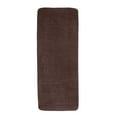thumbnail image 3 of Somerset Home Woven Jacquard Fleece Chocolate Memory Foam Bath Mat, 24" x 59", Non-Slip Backing, 3 of 4