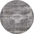 thumbnail image 1 of Ahgly Company Indoor Round Traditional Black Persian Area Rugs, 4' Round, 1 of 6