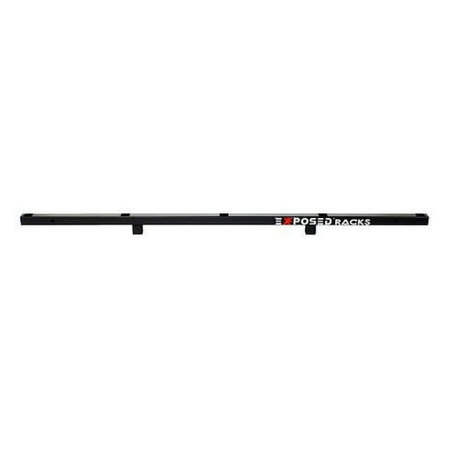 Fits 2007-2018 Jeep Wrangler JK Exposed Racks Roof Rack Cross Bar 8-00-9702-BK 51 Inch Length; With Square Holes; Textured Black; Single; Mid Bar