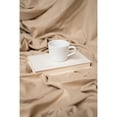 thumbnail image 4 of 4-Piece Khaki Microplush and Bamboo Full Hypoallergenic Sheet Set 66058, 4 of 4