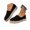 Black, variant on Women's Suede Slip On Espadrille Platform Flats Woven Rope Midsole Round Toe Vacation Casual Beach Flat Shoes