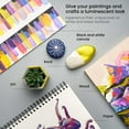 thumbnail image 7 of Arteza Acrylic Paint, Iridescent Finish, 2 fl oz Bottles, 10 Pack, 7 of 7