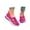 Hot Pink, variant on Women's Orthopedic Shoes Woven Wide Arch Support Slip-On Orthowalk Sneakers Casual Breathable Soft Anti-Skid Sports Footwear 7.5&Silver