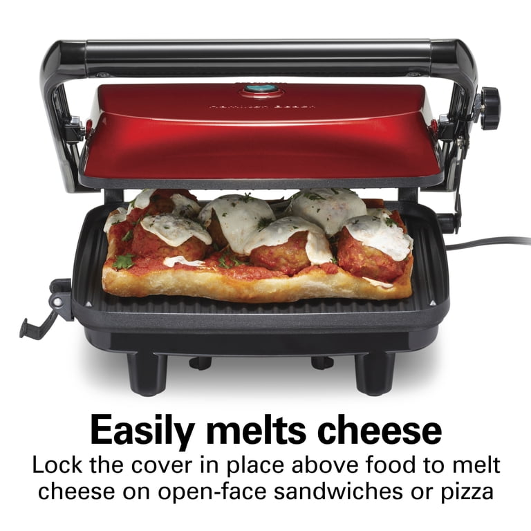 Hamilton Beach Panini Press Sandwich Maker, Electric Indoor Grill