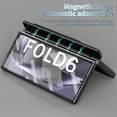 thumbnail image 6 of Elehold for Samsung Galaxy Z Fold 6 Case with S Pen & Pen Holder, Magnetic Hinge Protection Z Fold6 Case with Kickstand, Front Screen Protector Film, Compatible with Samsung Galaxy Z Fold 6,Black, 6 of 8