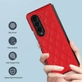 thumbnail image 4 of Nalacover Case for Samsung Galaxy Z Fold 4, Slim Women Premium Luxury Elegent Protective Slim PU Leather Shockproof Anti-Scratch Back Phone Cover For Samsung Z Fold 4, Red, 4 of 6