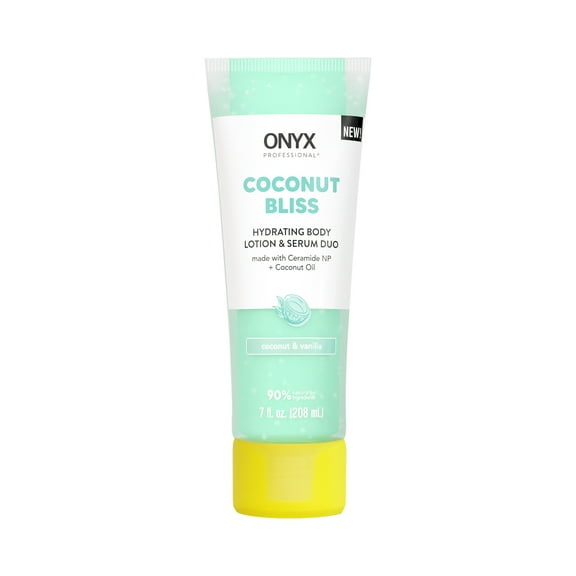 ONYX Professional Body Lotion & Serum with Ceramide NP & Coconut Oil, Coconut Bliss, 7 oz