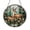 Acrylic 3.5 Inch, variant on Mother Fawn Window Hanging, Faux Glass Inspired Floral Wildlife Accent for Home
