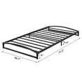 thumbnail image 2 of Tamaño individual size low marco de cama-6-pulgada heavy-duty metal platform no necesita colchón base noise-free non-slip fácil montaje negra, 2 of 7