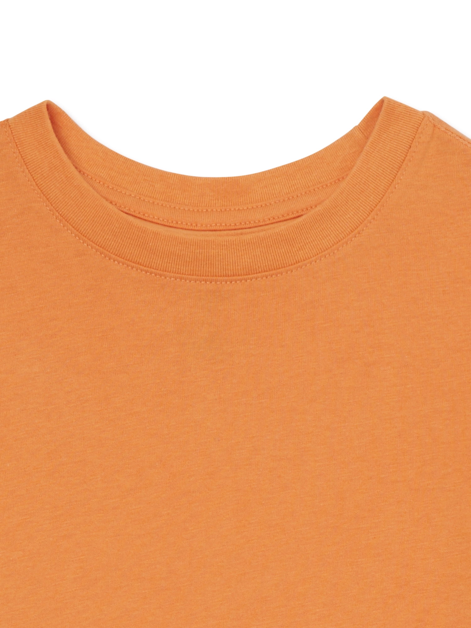 Wonder Nation Boys Kid Tough Tee with Short Sleeves, Sizes 4-18 & Husky
