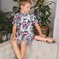 thumbnail image 4 of Balery Baby Cow Conjunto de Pijama Infantil de Manga Corta con Estampado – Ropa de Dormir de Algodón Suave-XX-Large, 4 of 6