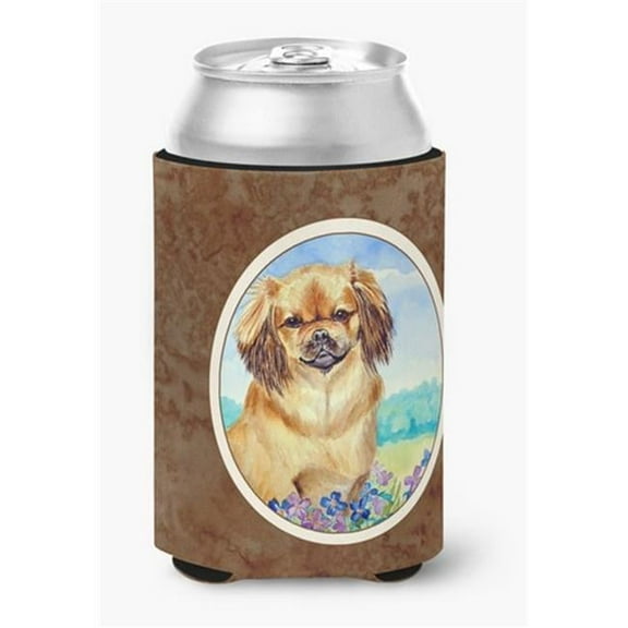 Tibetan Spaniel Can or Bottle Hugger, 0.25 x 4 x 5.5 in.