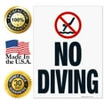 thumbnail image 7 of Tennessee No Diving Sign, Complies With State Of Tennessee Pool Safety Code, (SI-62190) 18x24 Corrugated Plastic, 7 of 7