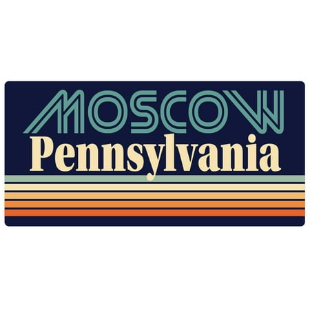 

Moscow Pennsylvania 5 x 2.5-Inch Fridge Magnet Retro Design
