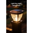 thumbnail image 2 of Home Zone Security ELI1403V 12-Lumen-Each 4 x 4 Solar LED Post Cap Lights, Bronze, 2-Pack, 2 of 7