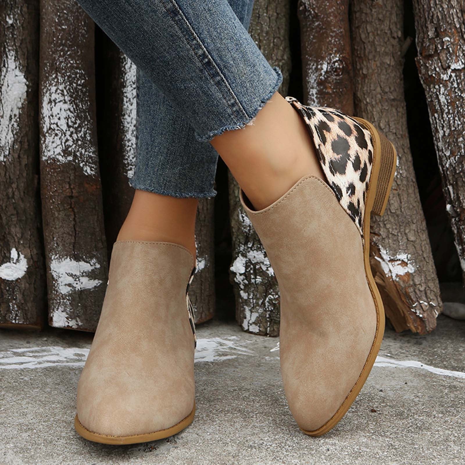 Lidfort leopard-print ankle boots - Brown