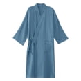 thumbnail image 2 of Kureaily Japanese Couples Robe And Kimono Men's Large Size Lace Up Hanbok Yukata Sweating Clothes Pajama Pants Sleepwear, 2 of 4