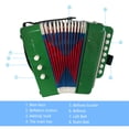 thumbnail image 7 of Aibecy Accordion for Beginners 7-Key 2-Bass Lightweight ABS Material Hand-Eye Coordination Stage Performance Christmas Gift, 7 of 7