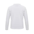 thumbnail image 2 of XUNZOO Kids Boys Girls Solid Color Thermal Underwear Tops Turtleneck Baselayer Warm T-Shirt Long White 110, 2 of 6
