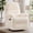 Beige, variant on Korser Swivel Rocker Recliner Chair with Side Pockets Nursery Rocker Chair for Adults,Small Recliners for Small Spaces for Living Room,Corduroy,Pink