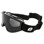 Birdz Eyewear Vulture Over The Glasses (OTG) Goggles - Fit Over Most Eyeglasses - Smoke Lens