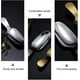 thumbnail image 3 of Minicuchara de té de acero inoxidable con mango corto, juego de té, 3 piezas (plateado), 3 of 5