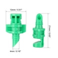 thumbnail image 2 of Unique Bargains Micro Sprayer Fan Jet, 180 Degree Refraction Atomized Dripper Hydroponic Garden Irrigation 25 Pcs (Green), 2 of 3