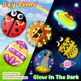 thumbnail image 3 of Rock Painting Kits for Kids, Glow in the Dark Rock Arts and Crafts Supplies, Craft Kit for Kids Creative DIY Gift for 6 7 8 9 10-12 Year Old Boys Girls, 3 of 7