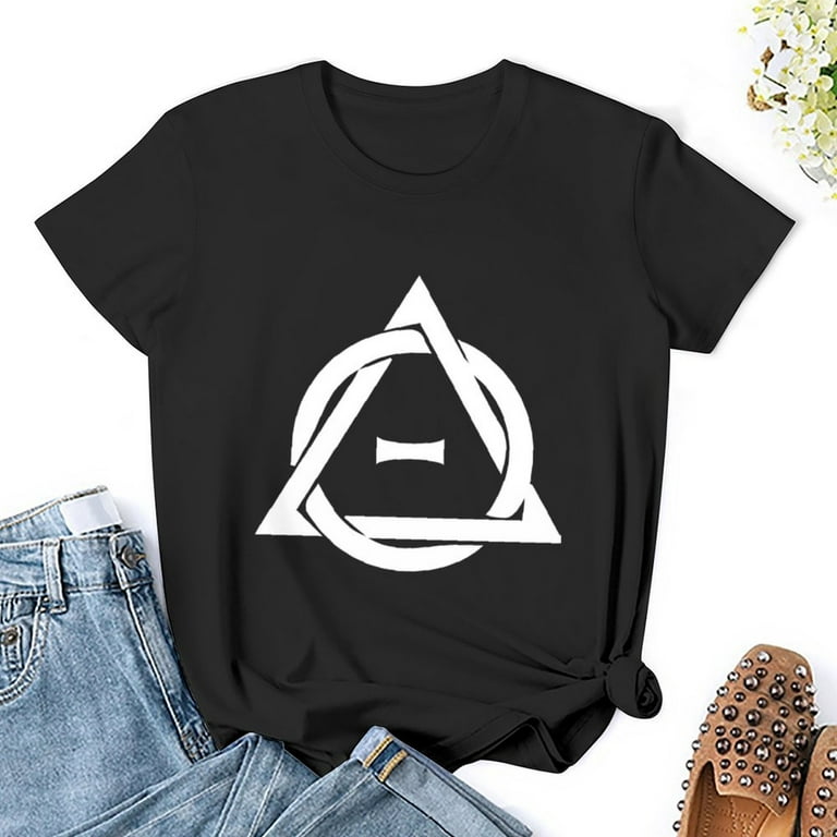 PD (ytb) Theta-Delta Therian Symbol WHITE T-shirt summer