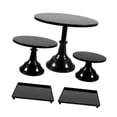 thumbnail image 2 of Soportes para pasteles Strade Fareast Limited metal negro, 2 of 8