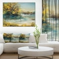 thumbnail image 1 of Arbres au Bord du Lac - Toile Imprimée d'Art de Paysage, 1 of 3