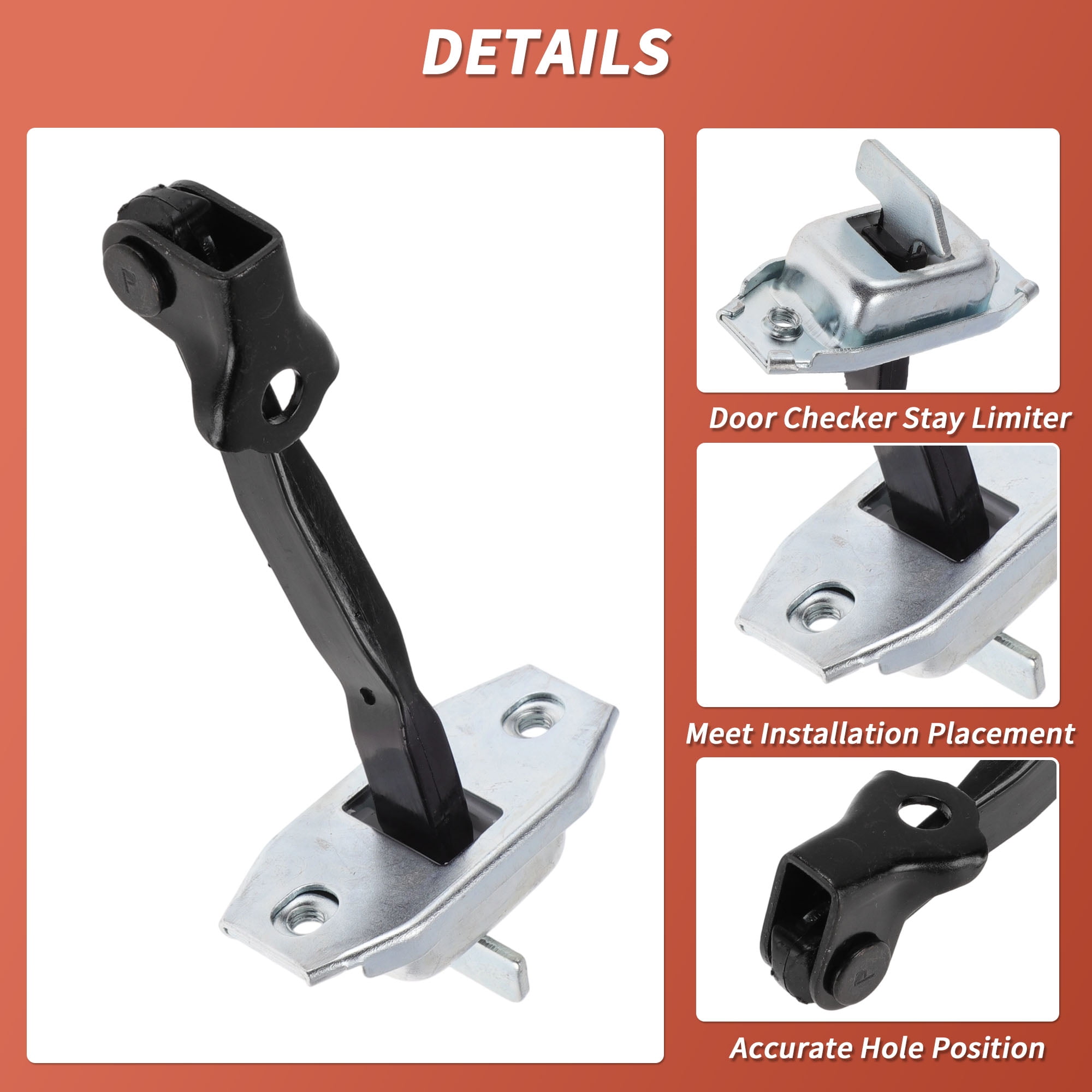 Unique Bargains Right Rear Door Check for Toyota Corolla for 2002 and MatrixX for 2002