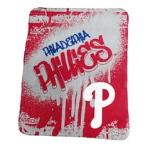 Logo Brands Philadelphia Phillies 50" x 60" Classic Graffiti Fleece Throw Blanket