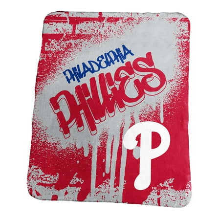 Logo Brands Philadelphia Phillies 50" x 60" Classic Graffiti Fleece Throw Blanket