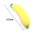 thumbnail image 2 of Slow Rising Banana Stress Relief Toys for Adults, Fun Fidget Sensory Toys for Anxiety Relief and Focus, Soft Pinch and Release Novelty Gift, 2 Pcs, 2 of 7