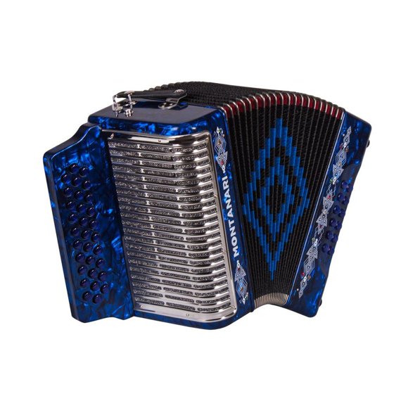 Montanari 3112 MG Accordéon Bleu Clair