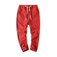 thumbnail image 1 of Dagugfen Sweatpants for Men Plus Size Drawstring Elastic Waist Comfy Running Athletic Cropped Pants, 1 of 5