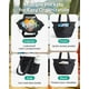 thumbnail image 3 of Bolsa de almuerzo BAGSMART para mujer, aislante, ligera, negra, 3 of 7