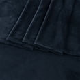 thumbnail image 4 of Velvet Plush Fleece Solid Sheet Set, Full, 4 Pieces, 4 of 6