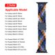 thumbnail image 1 of Correa de reloj de nailon, piezas de repuesto, correa de reloj deportivo de 22mm para Apple Watch Ultra FLhrweasw  Nuevo, 1 of 7