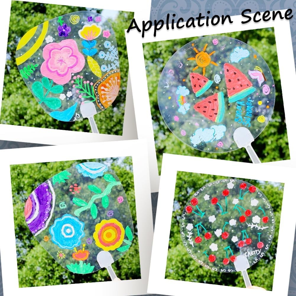 Custom Personalized Hand Fans For Weddings & Line Dancing - Upload Your Photo/Text (5-100 Pcs)