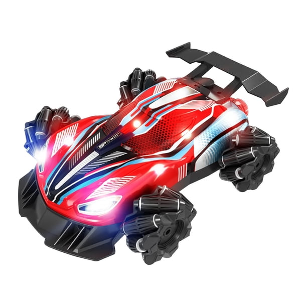 Juguetes Para Niño Coche de carreras con luces LED, control remoto inalámbrico, deportivo, musical, recargable, todoterreno. Juguetes Para Bebe 1 Año